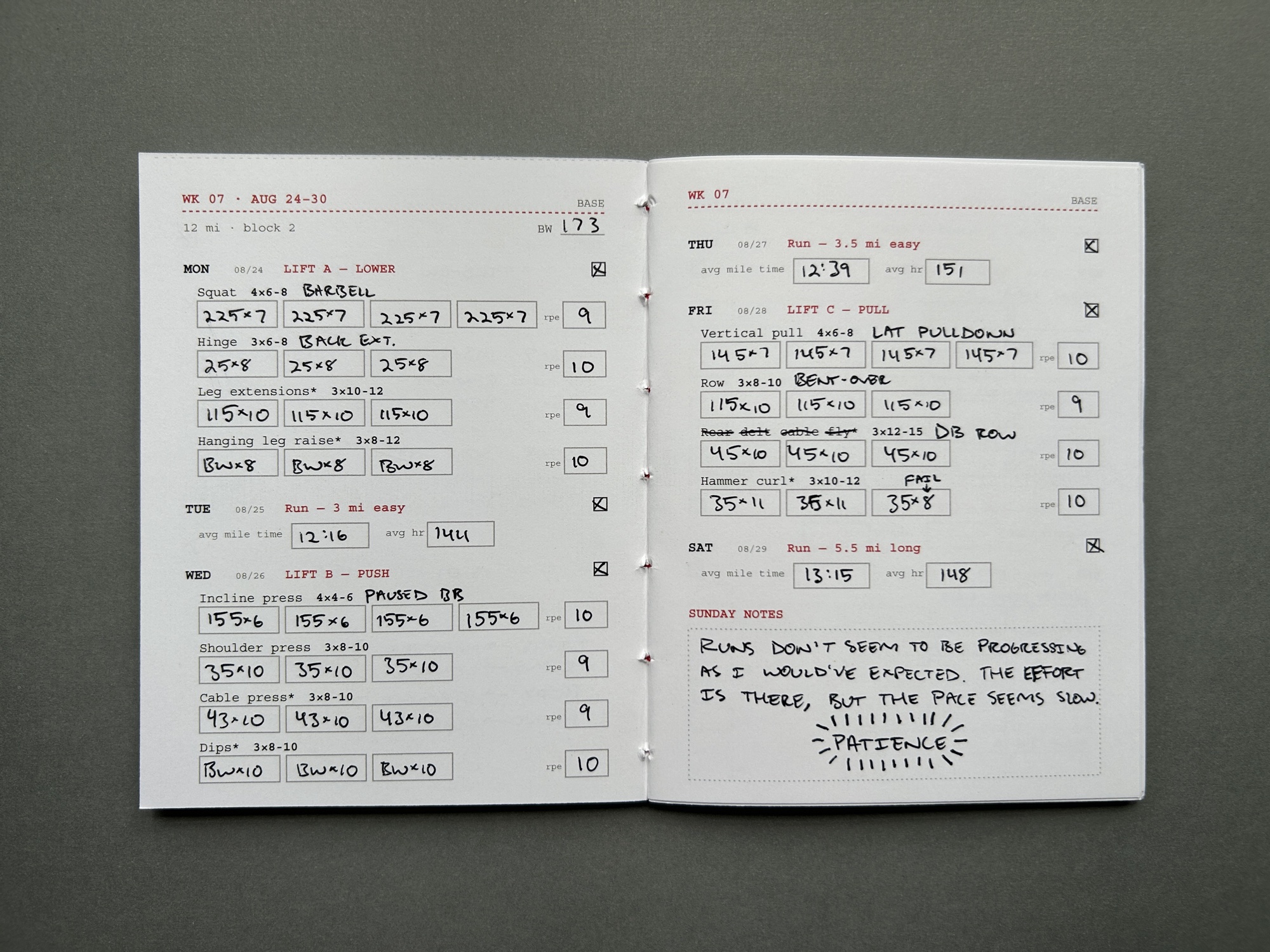week 07 log